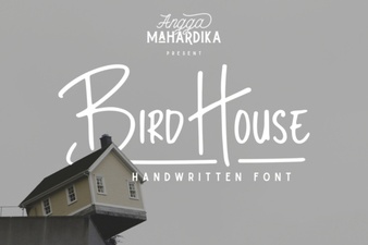 Crafting Unique Signs with Bird House Fonts