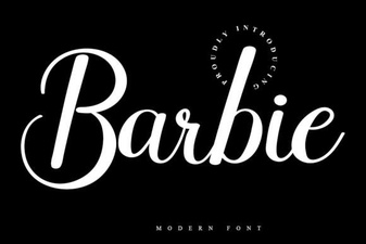 Barbie Font Styles for Fun and Creative Projects
