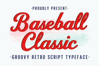 Classic Baseball Fonts for Your Design Projects