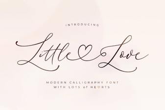 Little Love Font: a Designer's Perfect Script for Crafts